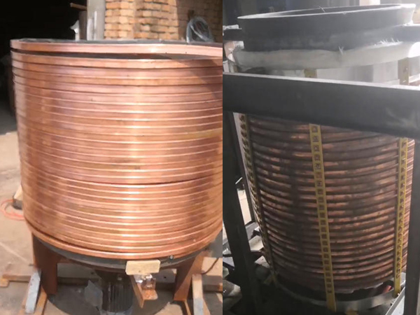 冶煉爐線(xiàn)圈制作中